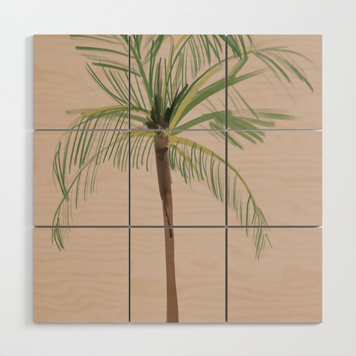 Palm Tree Bliss Wood Wall Art Gallery Image 1