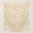 Vintage Floral Pattern Wall Tapestry Gallery Image 4