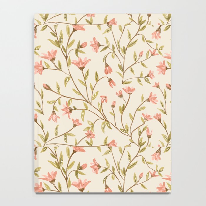 Vintage Floral Pattern Notebook Gallery Image 4