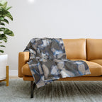 Botanical Shadows #1 Throw Blanket Gallery Image 1
