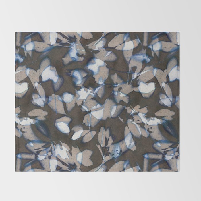 Botanical Shadows #1 Throw Blanket Gallery Image 2