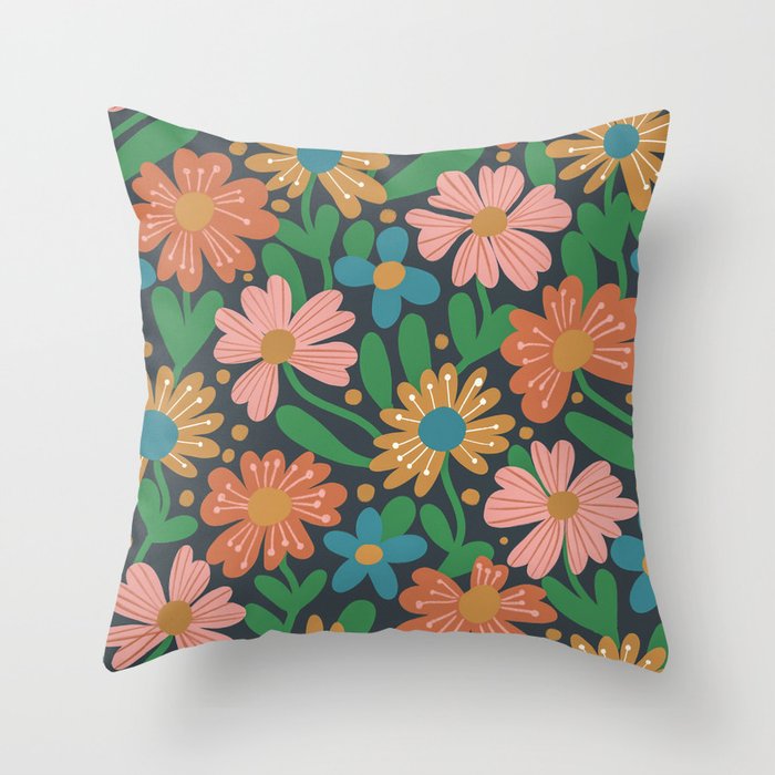 Julia pattern Throw Pillow Gallery Image 6