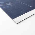 Boeing 747-SP and 747-100 Blueprint in High Resolution (dark blue) Welcome Mat Gallery Image 2