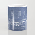 Boeing 747-SP and 747-100 Blueprint in High Resolution (dark blue) Coffee Mug Gallery Image 4