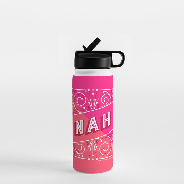 Nah â Hot Pink Water Bottle Gallery Image 1
