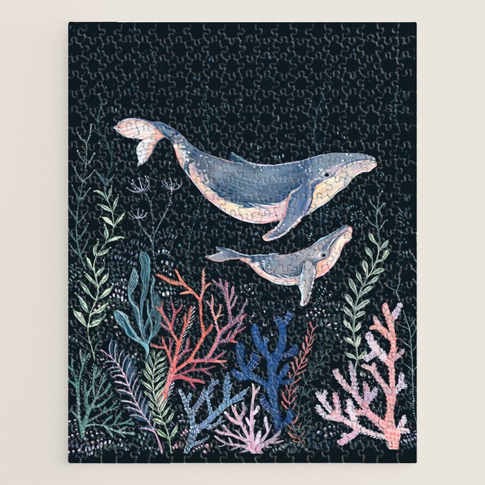 Whales and Coral Jigsaw Puzzle Gallery Image 1