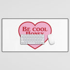 Be Cool Honey Bunny, Funny Saying Desk Mat Gallery Image 1