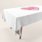 Be Cool Honey Bunny, Funny Saying Tablecloth Gallery Image 1