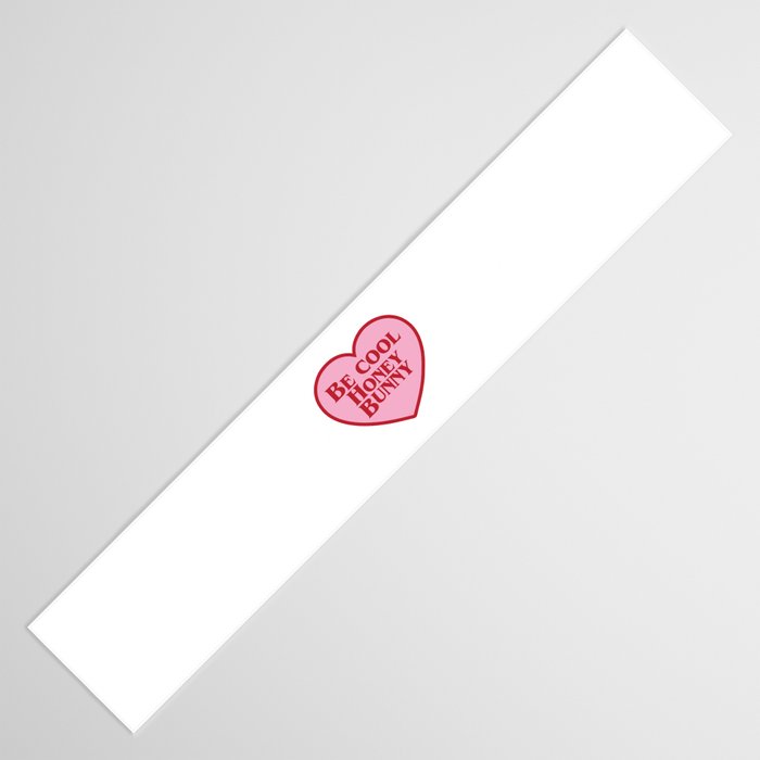 Be Cool Honey Bunny, Funny Saying Table Runner Gallery Image 3