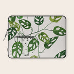 Monstera obliqua interior plant Laptop Sleeve Gallery Image 1