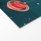 Joy to the Universe (in Teal) Welcome Mat Gallery Image 2