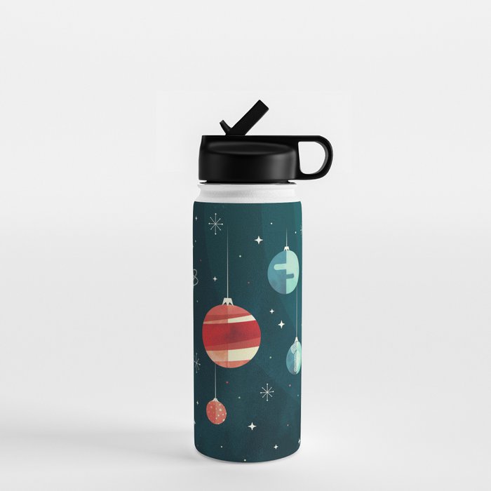 Joy to the Universe (in Teal) Water Bottle Gallery Image 1