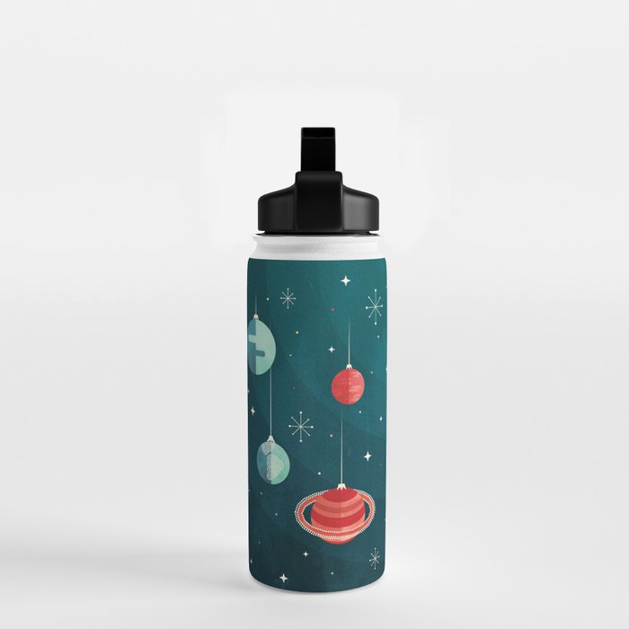 Joy to the Universe (in Teal) Water Bottle Gallery Image 2