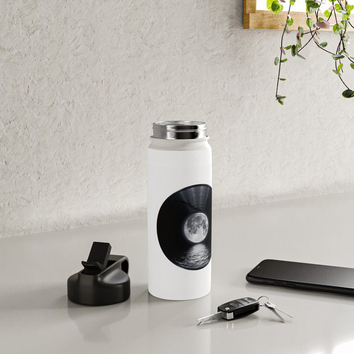 Vinyl moon Water Bottle Gallery Image 4