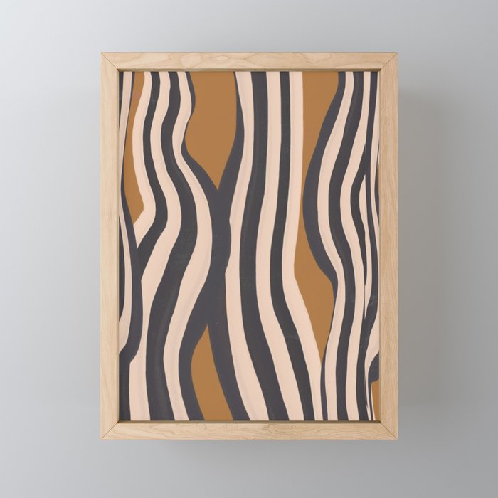 Abstract Lines 2 Mini Art Print Gallery Image 1