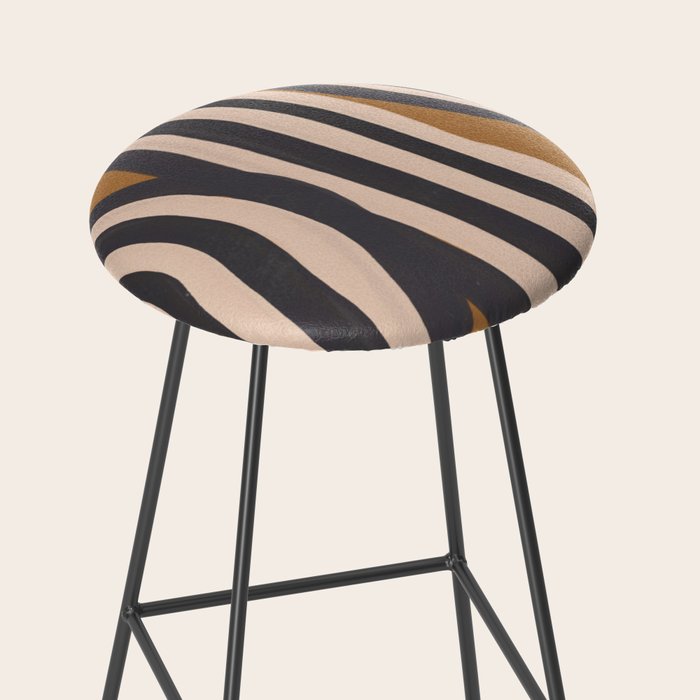 Abstract Lines 2 Stool Gallery Image 2