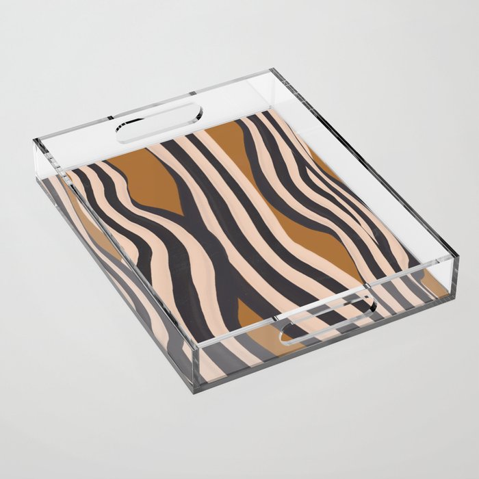 Abstract Lines 2 Acrylic Tray Gallery Image 1