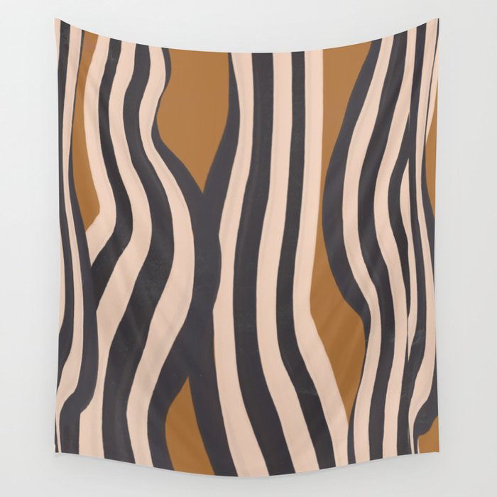 Abstract Lines 2 Wall Tapestry Gallery Image 4