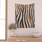 Abstract Lines 2 Wall Tapestry Gallery Image 2