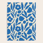 Blue flower nature art pattern Poster Gallery Image 4