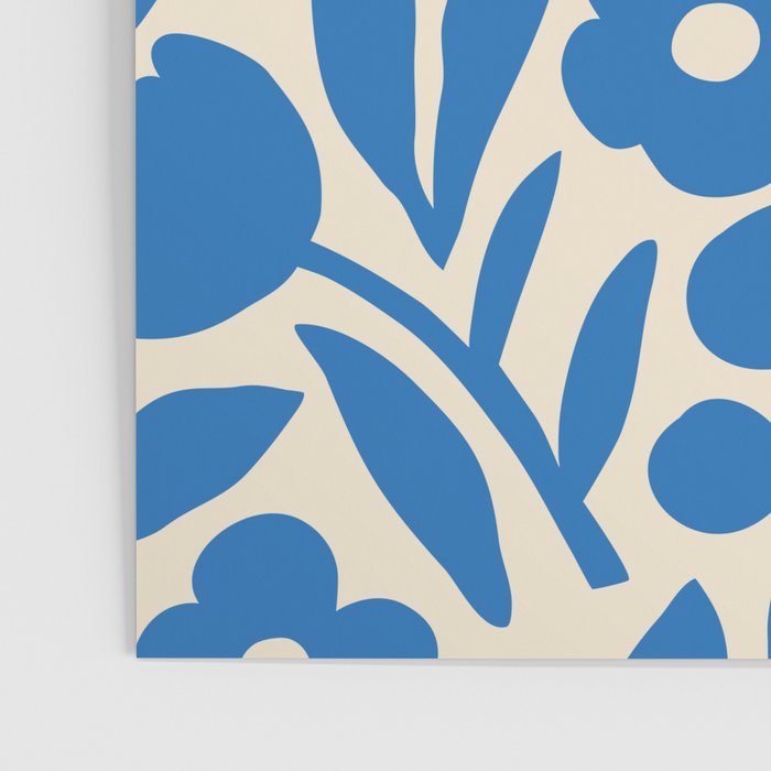Blue flower nature art pattern Poster Gallery Image 3
