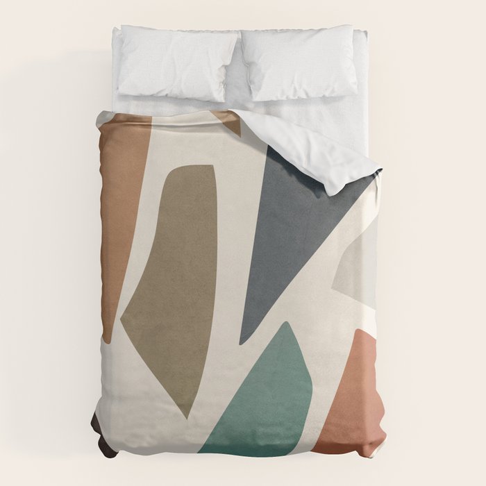 Colorful Shapes I Duvet Cover Gallery Image 6