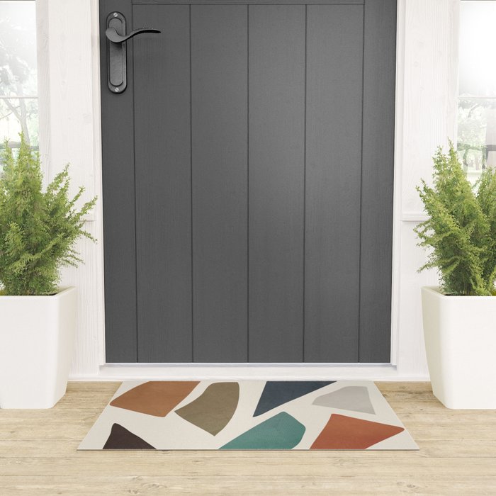 Colorful Shapes I Welcome Mat Gallery Image 3