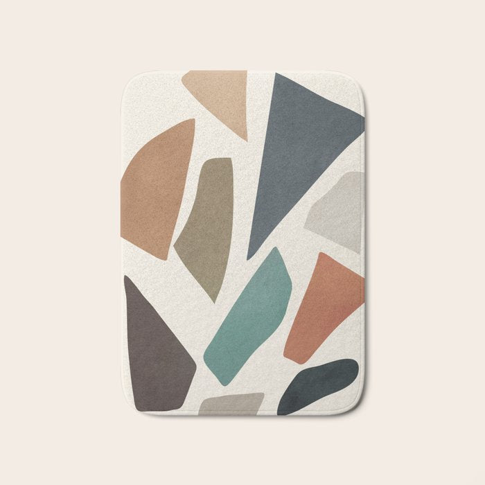 Colorful Shapes I Bath Mat Gallery Image 1