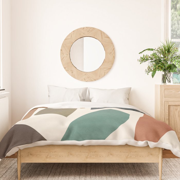 Colorful Shapes I Duvet Cover Gallery Image 3