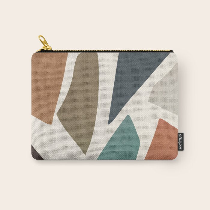 Colorful Shapes I Carry All Pouch Gallery Image 1