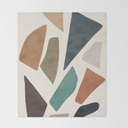 Colorful Shapes I Throw Blanket Gallery Image 2