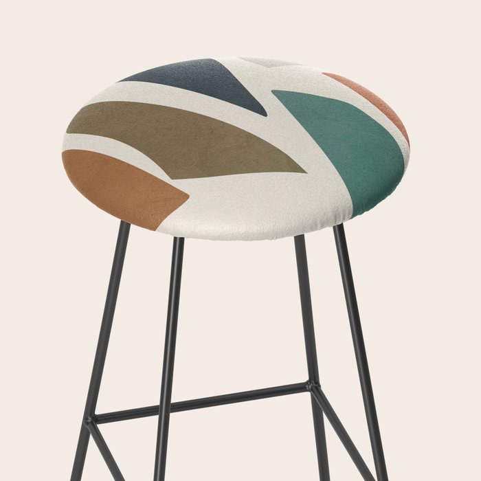 Colorful Shapes I Stool Gallery Image 2