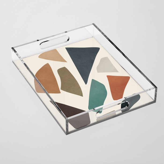 Colorful Shapes I Acrylic Tray Gallery Image 1