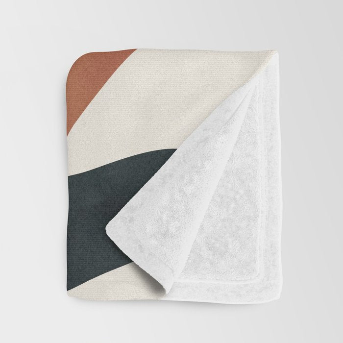 Colorful Shapes I Throw Blanket Gallery Image 3