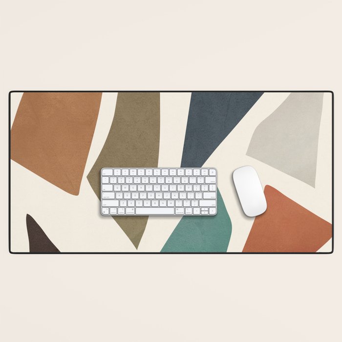 Colorful Shapes I Desk Mat Gallery Image 1