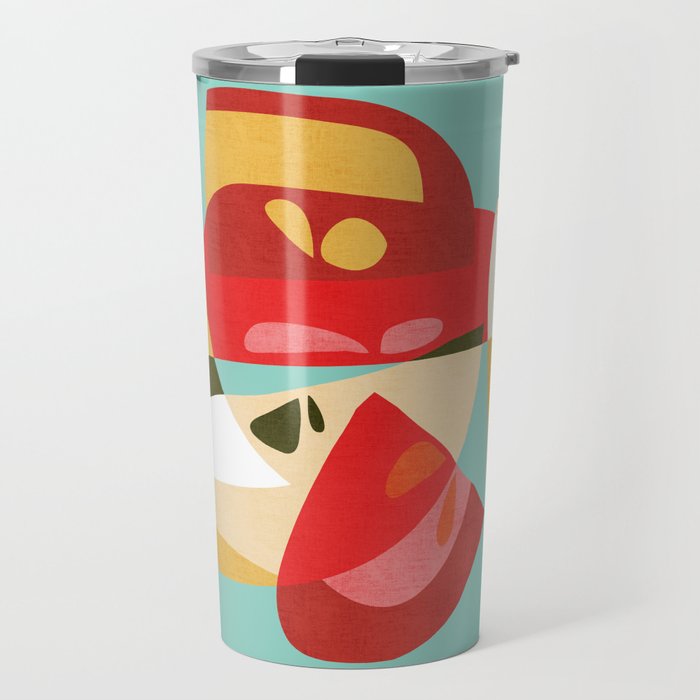 Apple Slices Travel Mug Gallery Image 1