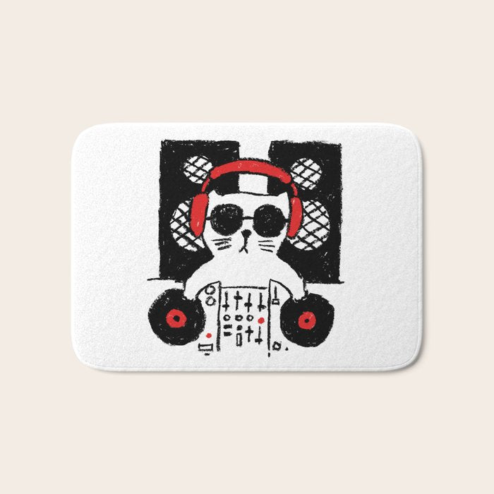 Hey DJ Bath Mat Gallery Image 1