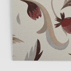 floral folk background red Poster Gallery Image 3
