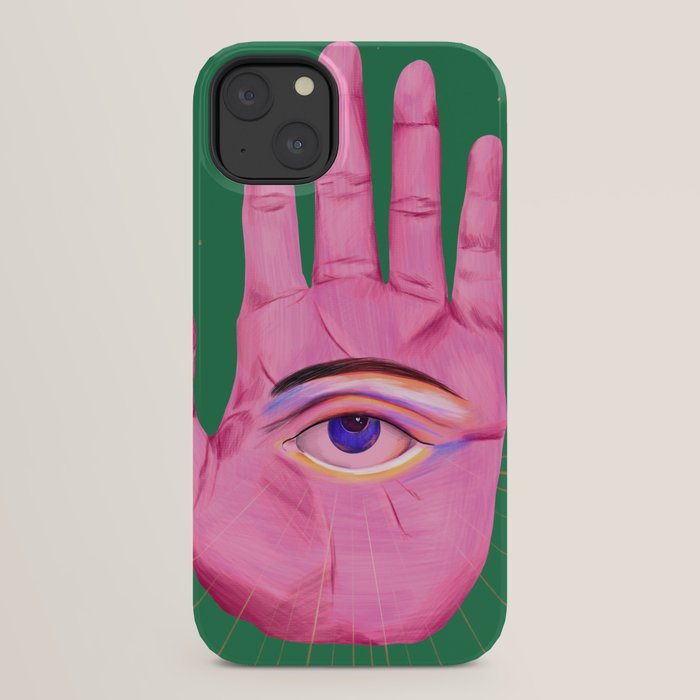 Pink Psychedelic Evil Eye iPhone Case Gallery Image 30