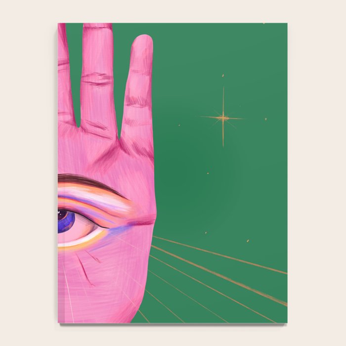 Pink Psychedelic Evil Eye Notebook Gallery Image 4