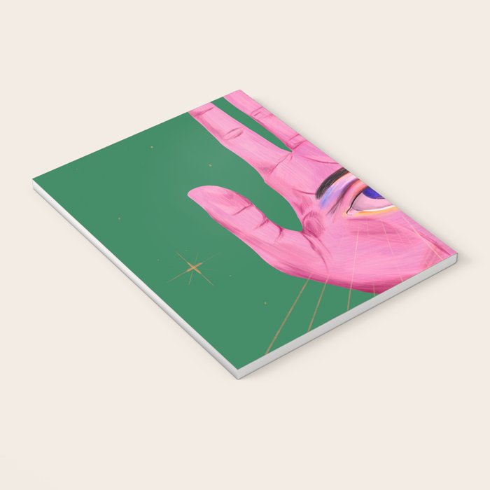 Pink Psychedelic Evil Eye Notebook Gallery Image 3
