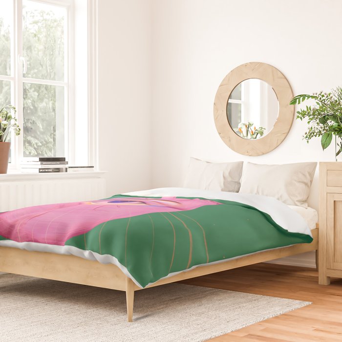 Pink Psychedelic Evil Eye Duvet Cover Gallery Image 2