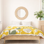 Sunny Flowers #1 Duvet Cover Gallery Image 3