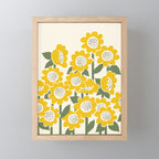 Sunny Flowers #1 Mini Art Print Gallery Image 1