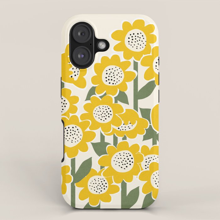 Sunny Flowers #1 iPhone Case Gallery Image 1