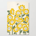 Sunny Flowers #1 Cutting Board Gallery Image 1