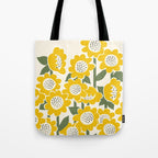 Sunny Flowers #1 Tote Bag Gallery Image 1