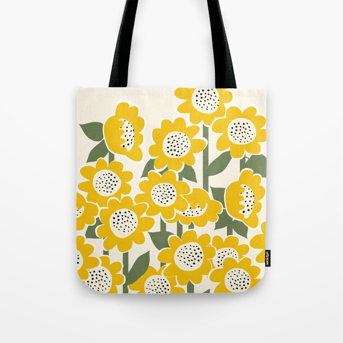 Sunny Flowers #1 Tote Bag Gallery Image 1
