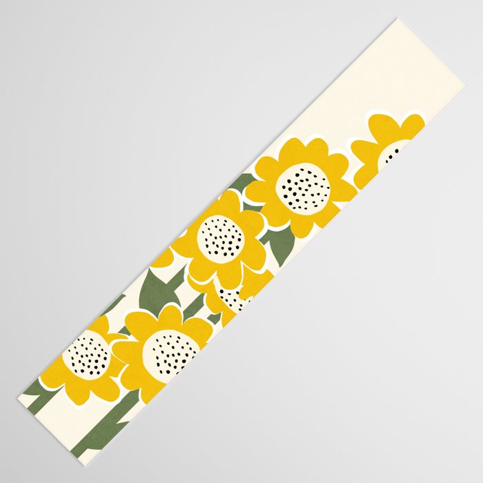 Sunny Flowers #1 Table Runner Gallery Image 3