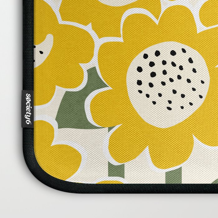 Sunny Flowers #1 Laptop Sleeve Gallery Image 3